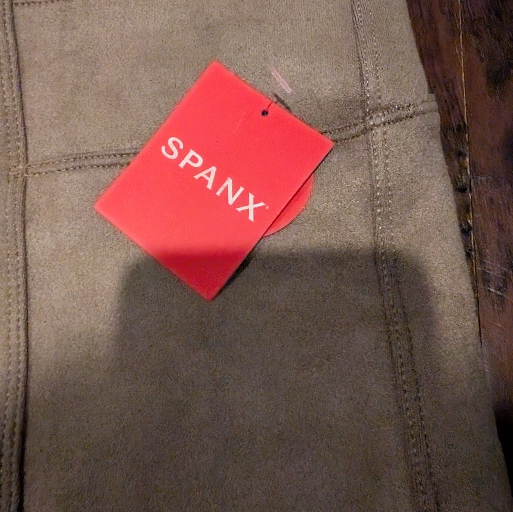 NWT Spanx Faux Suede Leggings Medium - Picture 4 of 8